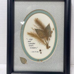 Framed Creations By Naomi & Sue 6"x8" Nature Art With Bible Verse